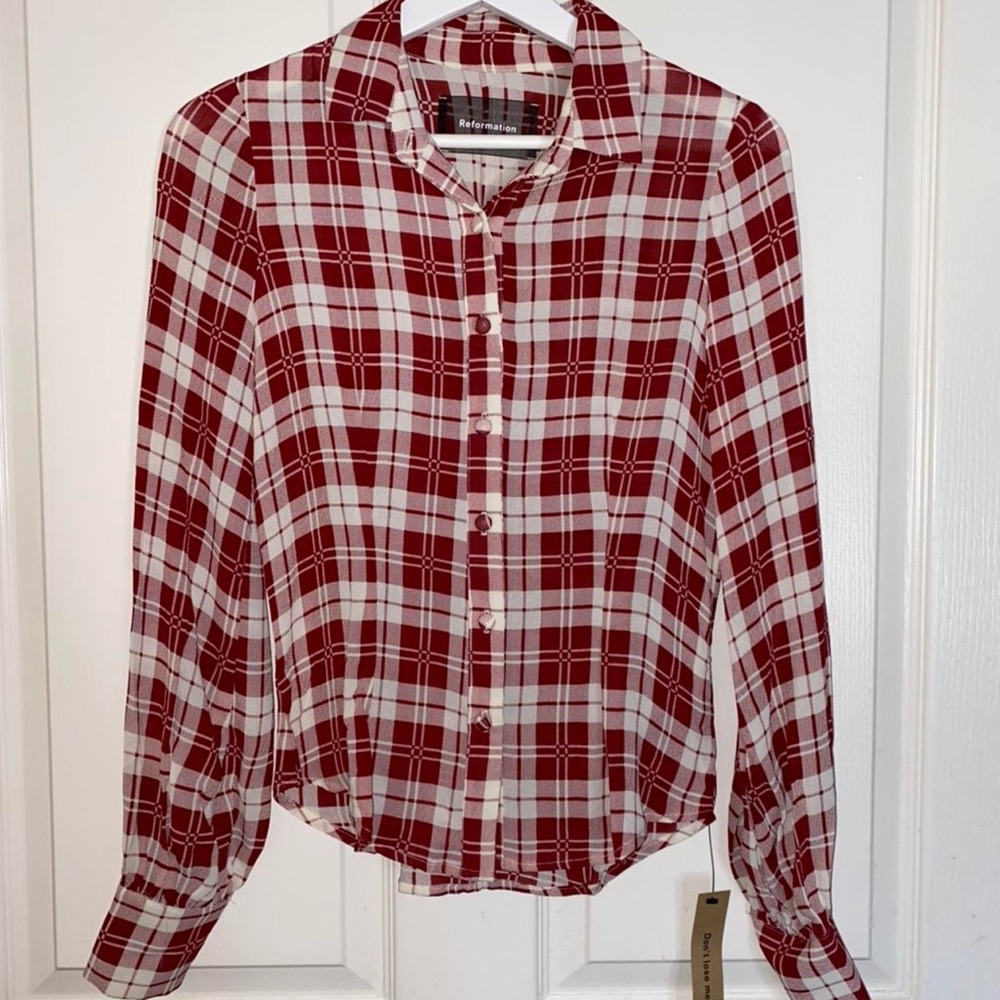 reformation melany top highland